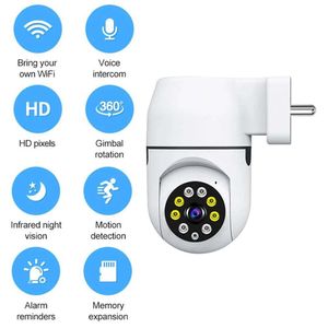 A11ミニカメラwifiスマートホームPTZウェブカメラIPカメラ屋内セキュリティCCTV LEDナイトビジョンベビーモニタービデオサーベイランスUS/EUプラグ