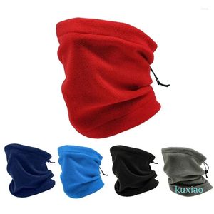 Bandanas Mask Neck Windproof Fleece Snowboard Warmer Male Half Bandana Scarves Women For Winter Tube Soft Gaiter Face