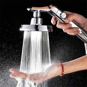 Büyük Panel Yüksek Basınç Duş Başlığı Durdurma Su Düğmesi Gümüş Büyük Akış Tasarrufu Püskürtme Misosluk Masaj Yağışı 240108
