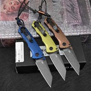 Knivtaktisk vikning Kniv BM 290BK Full Immunity Tanto Blade EDC Knifiation Aluminium Handle Camping Survival Self Defense Knife