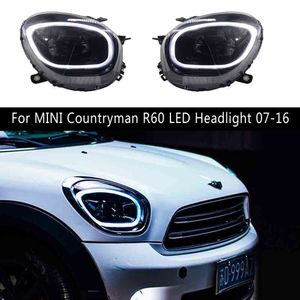 Akcesoria samochodowe Montaż reflektorów DRL Daytime Runging Light dla Mini Countryman R60 LED Reflight 07-16 Streamer Turn Signal Wskaźnik