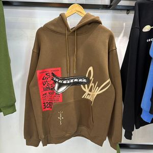 Mens Hoodies Sweatshirts Gerçek Pos Vintage kapüşonlu sweatshirt büyük boyutlu kıyafetler bahar uzun kollu moda kapşonlu mektup baskı dış mekan otowr