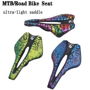 バイクサドルRGO自転車レーシングシートMTBロードバイクウルトラライトサドル208GホローエルガニックデザインCR-MOシートレールサドル自転車SADDLEL240108