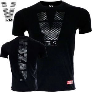 Vszap Eğitim Dövüş Boks Takım Spor Salonu Kısa kollu Koşan Erkekler T-Shirt MMA Karışık dövüş sanatları streç pamuk egzersiz