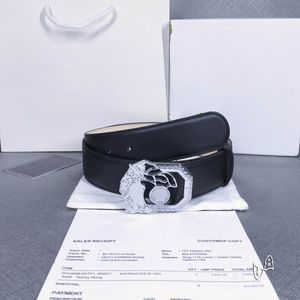 5A Belts VS La Meidusa Leather Waist Belt with Logo 38mm 90-125cm Genuine Leather Belt For Men Women With Dust Bag Box 23.12.30 Fendave