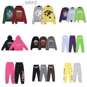 Mens Designer Hoodies Spider Hoodie Sp5der Young Thug 555555 Pullover Pink Hoody Sweatpants Sweatshirt Top Quality Loose Tracksuit Sport Suit Oversize S A5G2