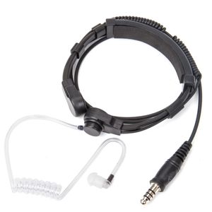 För Walkie Talkie Radio Telescopic Tactical Throat Vibration Mic Headphone Headset Accessories High Quality 240108