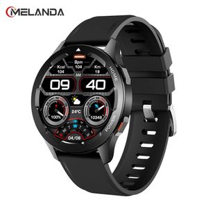 Uhren Melanda 2022 Bluetooth Call Smart Watches Frauen Frauen wasserdichte Multi -Sport -Herzfrequenz -Monitor NFC Smartwatch für Android iOS