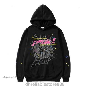 S5DER HOODIES MENS WOMENパーカーYoung Thug High Quality Designers Hip Hop P*nk Web Puff Printパーカーエンジェルスパイダースウェットシャツ重屋433