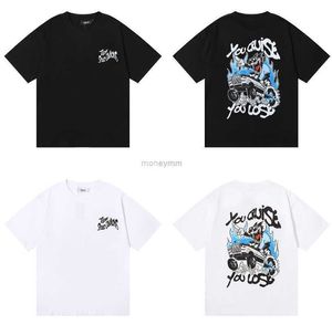 Designer modekläder tshirt tees trapstar lastbil söt tecknad tryck kort ärm sommaren high street löst herrkvinnor bomullshals till salu