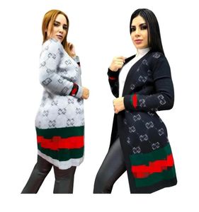 Nowe swetry damskie Długie swetr Sweter Designer Designer Coats Plus Size Oversiase Kurtki