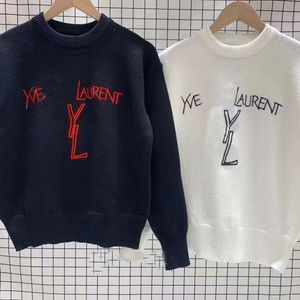 Hhigh Kalite Fransa Tasarımcı Kadın Yün Kazak Örgü Külkü Paris Klasik Stil Paris Lüks Pullover Sweater Toptan