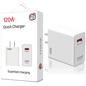 GAN 120W Süper Hızlı Şarj USB Şarj Cihazı QC Hızlı Şarj Cihazları Huawei Samsung Xiaomi iPhone iPad Tabletleri için Cep Telefon Şarj Cihazları