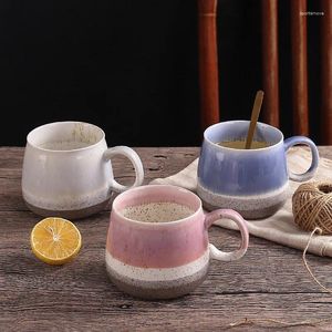 Canecas Nordic forno vitrificado copo de cerâmica de alta cor caneca água café leite café da manhã