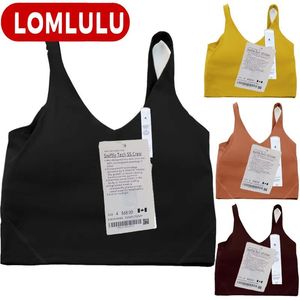 Outfits Lu women Yoga designer Align Tank Tops Gym Clothes Women Casual Running Nude Tight Sports Bra Fitness Beautiful Underwear Vest Shi