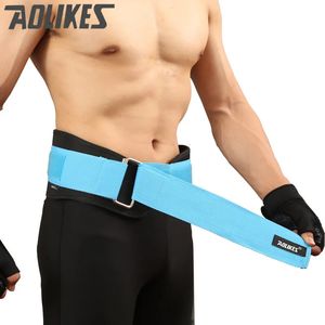 Aolikes Sports Waist Support Weightlifting belt Fitness Gym Back Brace support belt Bodybuilding Home Gym Fitness Training Belt 240108