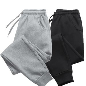 Men's Long Pants Autumn and Winter Mens Casual Fleece Sweatpants Soft Sports Jogging 5 Colors 240108