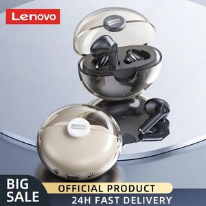 Hörlurar original Lenovo LP80 TWS Bluetooth trådlösa hörlurar sportvattentäta headset Lowlatency Gaming Music Touch Control Earbuds