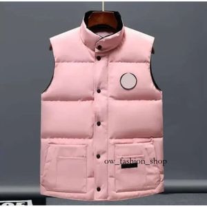 Designer Down Vest Pocket Jackets Parkas Zipper Badges Men Downs Casual Coat Canadian Tops Outwear Flera färg 146 125