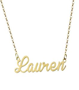 Personalized Custom Name Necklace Custom Jewelry Women Silver Gold Rose Choker Necklaces Pendants Engraved Bridesmaid Gifts3978360