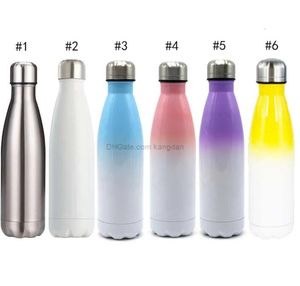Kreative Cola-Thermosbecher aus Edelstahl, doppelwandige Thermosflasche aus Edelstahl, isolierte Wasserflaschen in Cola-Form