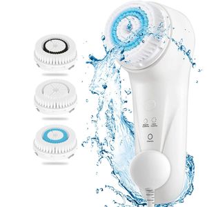 Sonic vibratório escova de limpeza rosto pele spa purificador profundo cuidados com a pele para limpeza esfoliante removedor de maquiagem ferramenta de beleza 240108