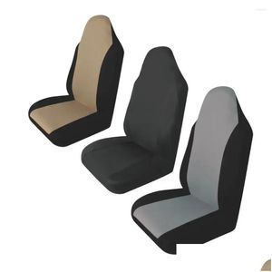 Car Seat Covers Ers 1Pc Er Durable Front Rear Cushion Protector Supply Support Fit For All Cars Suv Selling Drop Delivery Automobiles Otvph