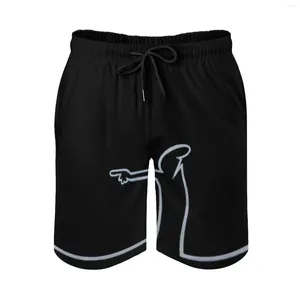 Herenshorts Anime Strandbroek Balum La Linea 11 Losse stretch Grappig Grafisch Heren Hardlopen Verstelbaar Trekkoord Ademend Snel D