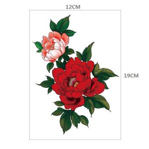 Makeup pattern Peony large photo taking, water transfer printing, tattoo stickers,