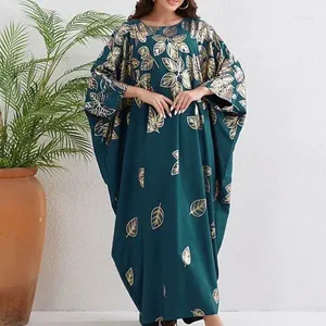 Ethnic Clothing Abaya For Women O-neck Arab Batrobe Casual Dress Museum Robe Style Dubai Ramadan Loose