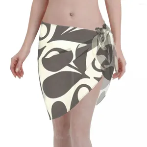 Damskie stroje kąpielowe Orla Kiely Beach Bikini Cover Up Wrap szyffon pareo sarf sarong sukien