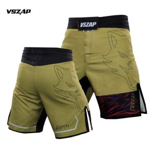 VSZAP Integrated Stand Combat MMA Giant Training Shorts Kickboxing Fiess Competition Thai Boxing Quick Dry Pants