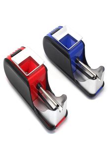 Automatisk elektrisk cigarettinjektor Rolling Machine Tobacco Maker Roller Electronic Grinder Crusher Dry Herb Vaporizer Blue Red 7848336