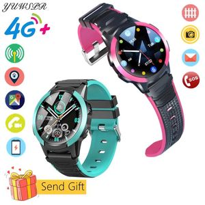 Watches 4G Kid Smart Watch Child Positioning Tracker Armband IP67 Waterproof WiFi LBS GPS SOS Video Call Monitor Sim Card Network FA56