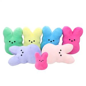 Giocattoli di peluche pasquali per bambini Peluche coniglietto da 15 cm Simpatico peluche morbido coniglio Peeps