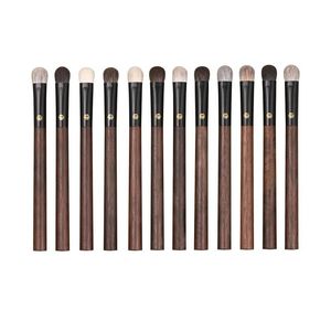 Brushes Professional Handmade Makeup Brushes 1PC Squirrel Weasel Lynx Fox Goat Hair Medium Eye Shadow Brush Walnut Handle Make Up Brush