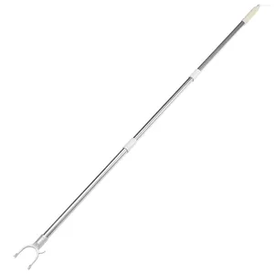 Hangers Long Reach Pole Hook: Telescoping Closet Adjustable Clothes Poles Stainless Steel Alloy Extending