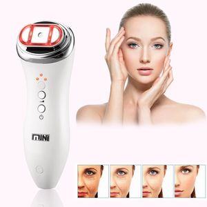 Mini Ultrasound Skin Care Machine Massage EMS RF Lifting Device Tightening Anti Wrinkle Firm Beauty Tools 240106