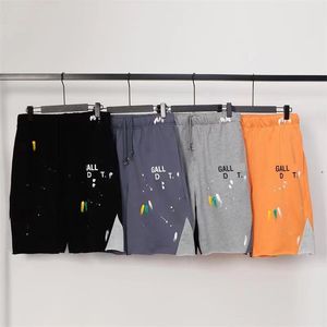 Gallll estate new high street splash graffiti patchwork pantaloncini larghi casual coppia pantaloni quarti tendenzaS-XL