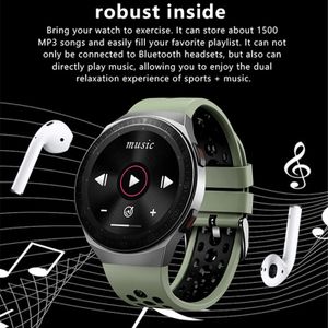 Watches MT3 Smart Watch 8G Memory Music and Sound Record Storage Bluetooth Call Smartwatch för män Kvinnor Blodtryck Fitness Tracker