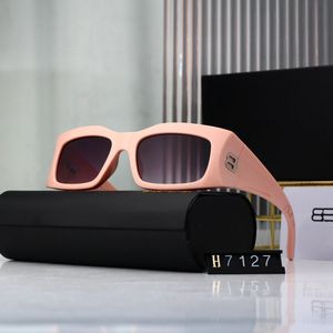 New Fashion Brand Designer Sunglasses B House Letter Sunglasses Cat-eye Narrow Frame Retro Euro-American Style Sunglasses Outdoor Beach Goggles 2023 001