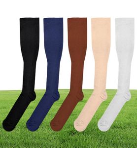 1 par Antifatigue Unisex Compression Socks Flight Travel Antifatigue Kne High Stockings Magic Sock Womens Men039S MEIAS SOCK5731448