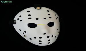 Halloween white Porous Men Mask Jason Voorhees Freddy Horror Movie Hockey Scary Masks For Party Women Masquerade6821310