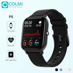 Zegarki Colmi P8 1,4 -calowe Smart Watch Mężczyźni Full Touch Fitness Tracker Blood Ciało Smart Clock Women GTS Smartwatch dla Xiaomi