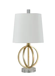 Candeeiros de mesa Golden Flora Lamp - Antigo Ouro Branco Pesado