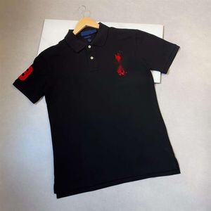 Top firmati Polo da uomo Paul magliette Big horse America RL Ricamo da donna lettera 3 T-shirt stampa polo estate di alta qualità 4423ess