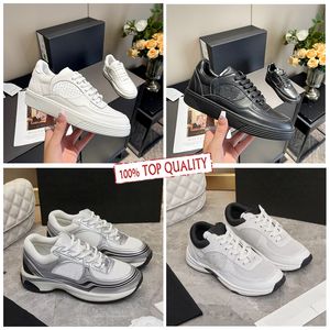 with box 23A Sneaker Luxury Designer Shoes Mens Casual Shoes Women White Flat Leather Shoe Product White Black Low Sneakers size 35-40