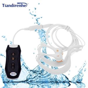 Radio nyaste FM Radio 4GB 8G IPX8 Vattentät MP3 Musikspelare Simning Diving Earphone Headset Sport Stereo Bass Swim med klipp