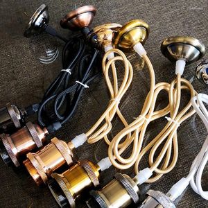 Pendelleuchten ZK50, Vintage-Lampe, E27-Sockel, 1,0 m Draht, modern, für den Innenbereich, Gold/Schwarz, Einzel-Esszimmerleuchten zum Aufhängen