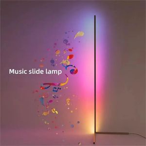 Smart RGB Dream Color Floor Lamp with Music Sync Modern 16 Million Changing Standing Mood Light APP Remote Control 240108